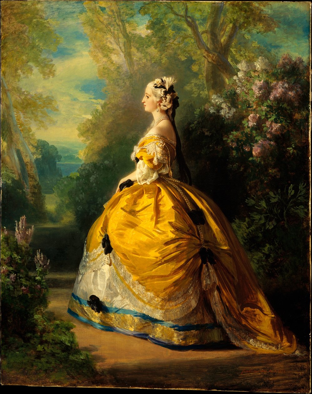 Kejserinde Eugénie (Eugénie de Montijo, 1826-1920, Condesa de Teba) af Franz Xaver Winterhalter