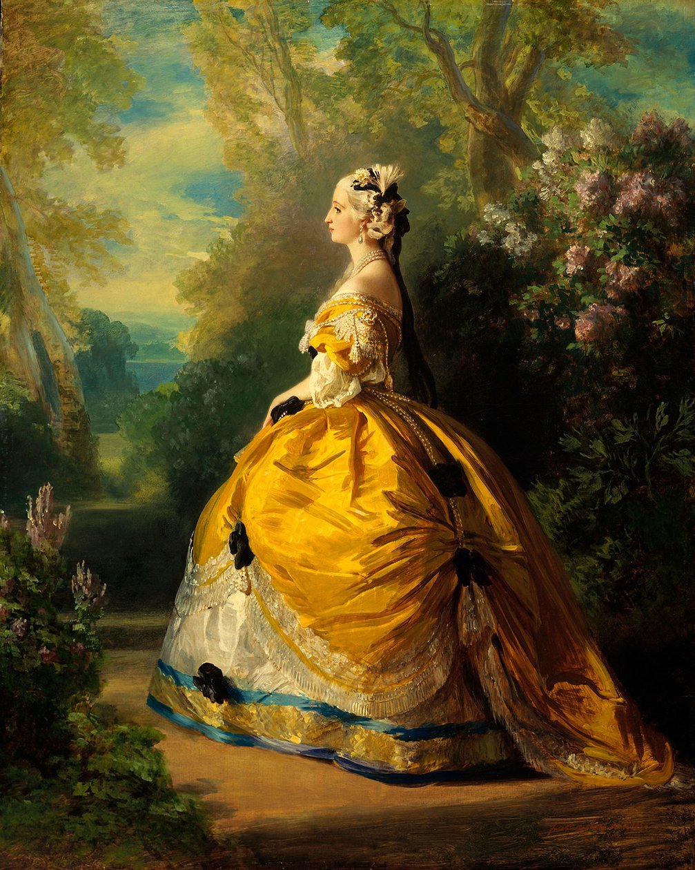 Kejserinde Eugenie af Franz Xaver Winterhalter