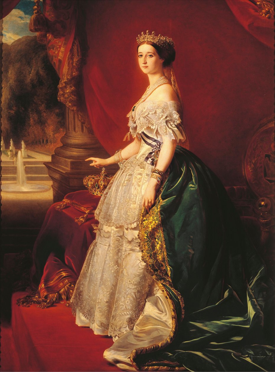 Kejserinde Eugenie, ca. 1852 (olie på lærred) af Franz Xaver Winterhalter