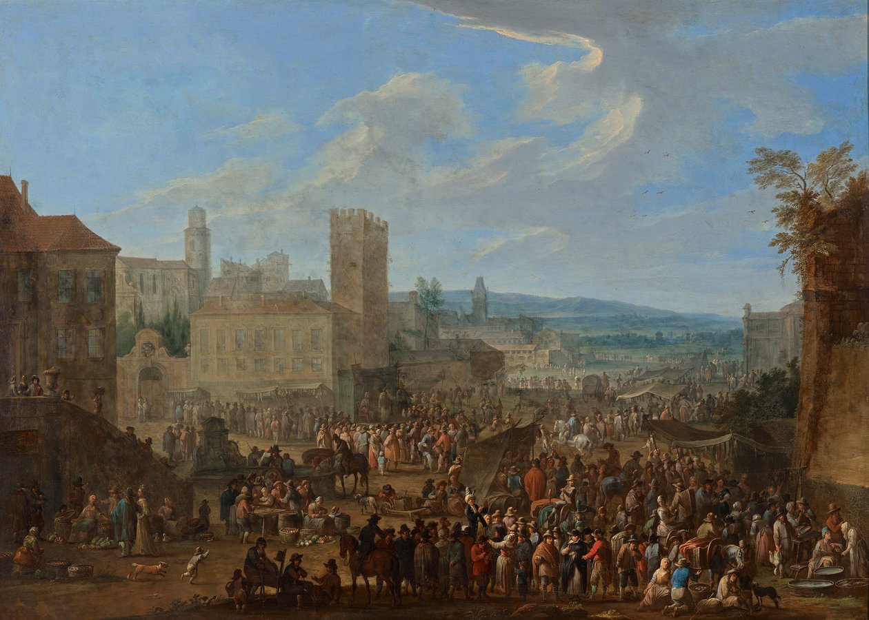 Fair med en kreneleret holder af Franz de Paula Ferg