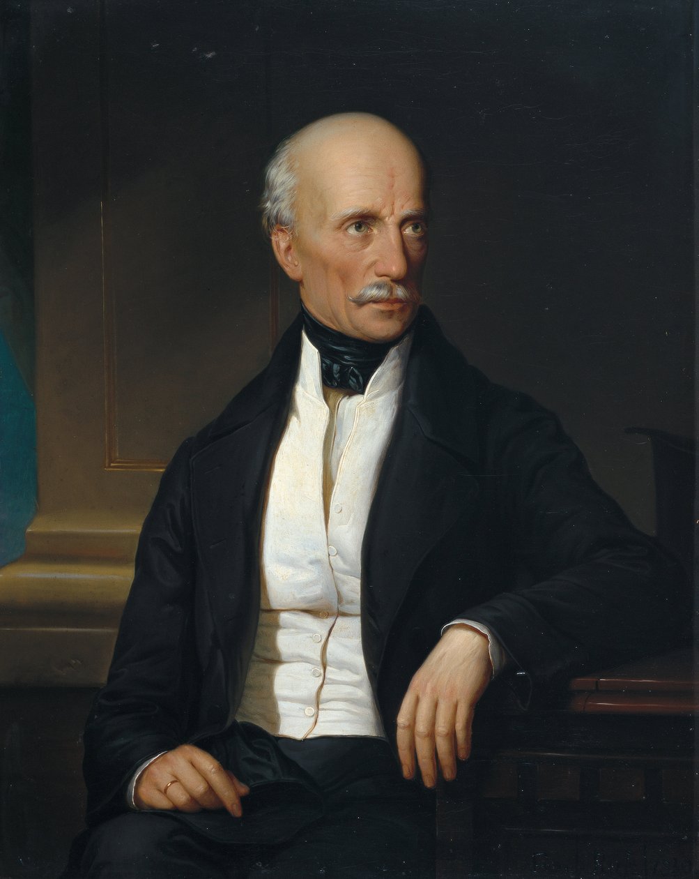 Portræt af ærkehertug John af Østrig (1782-1859), af Russ, Franz, den ældre (1817-1892). Olie på lærred af Franz the Elder Russ