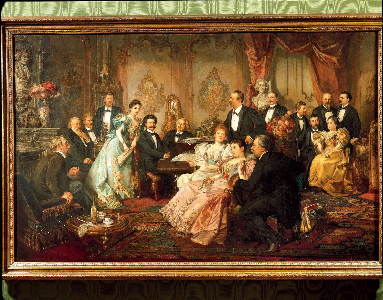 Østrig, Wien, En nat med Johann Strauss maleri af Franz von  Bayros