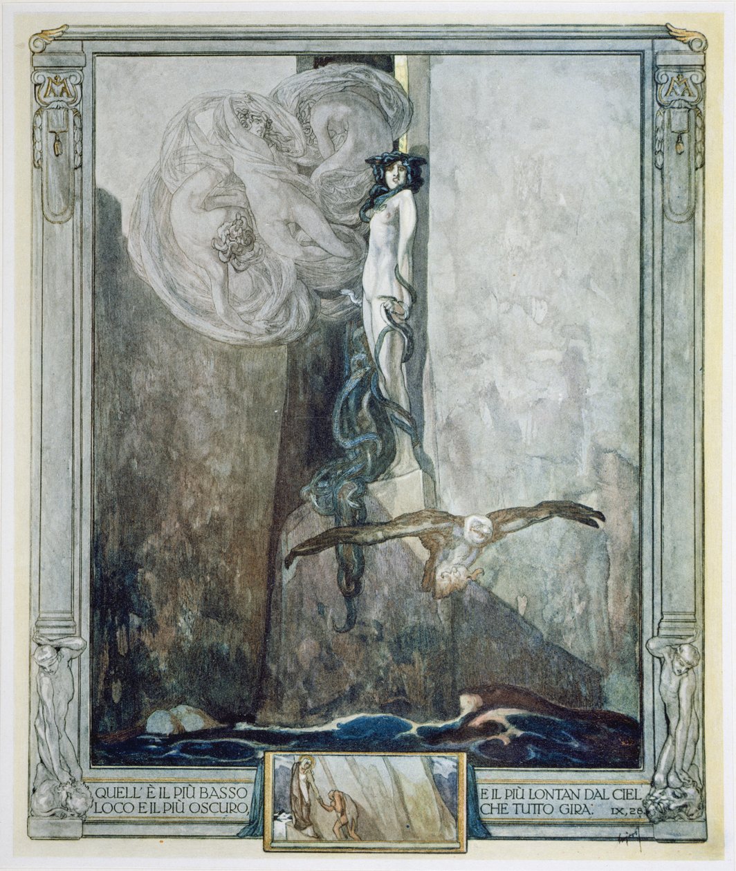 Illustration fra Dantes 