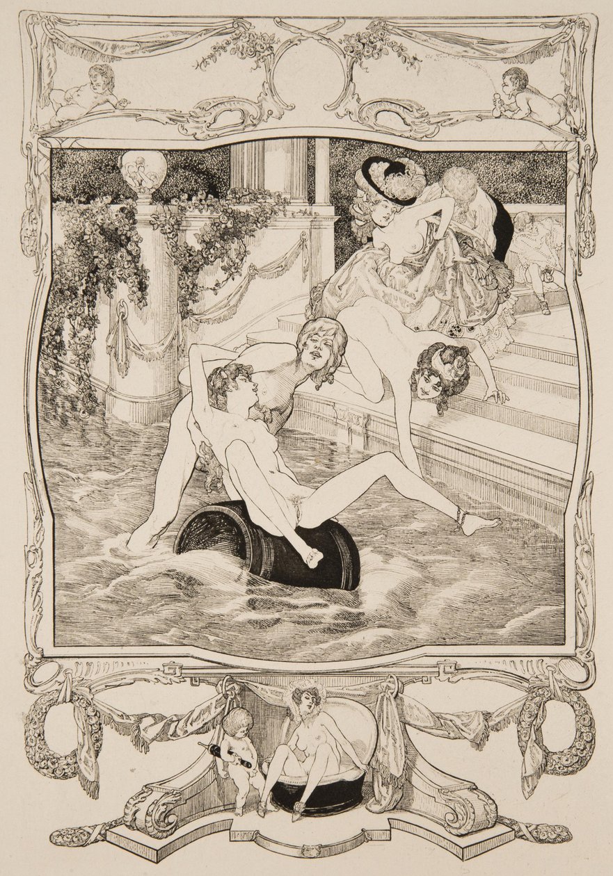 Samling af galante og erotiske fantasier. af Franz von Bayros