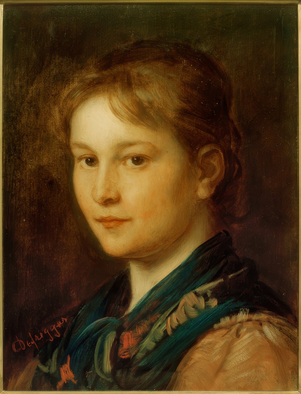 Pigehoved (Sabine) af Franz von Defregger