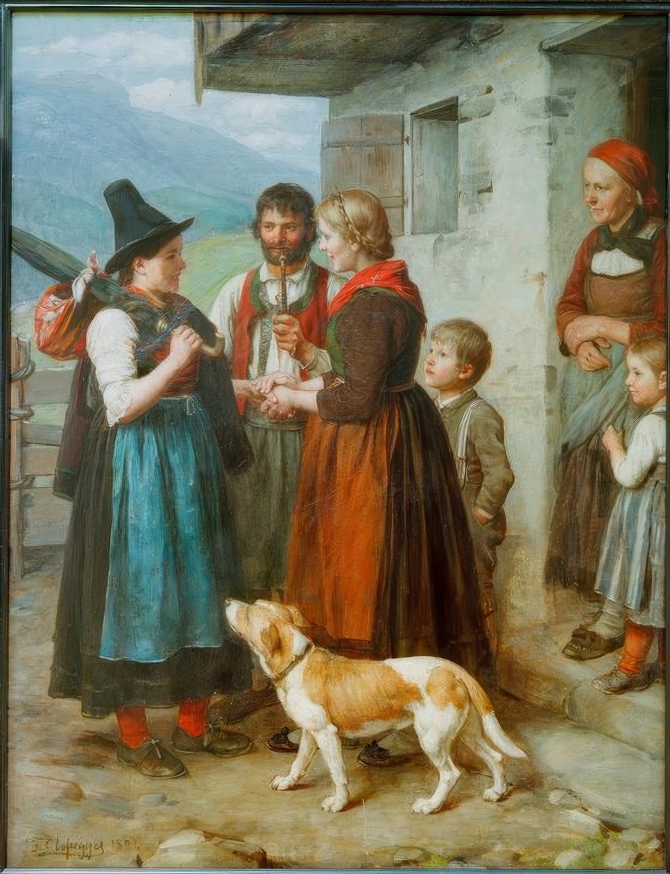 Velkommen gæster af Franz von Defregger