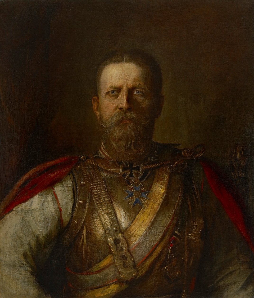 Kronprins Frederik Vilhelm, senere Frederik III, tysk kejser og konge af Preussen af Franz von Lenbach