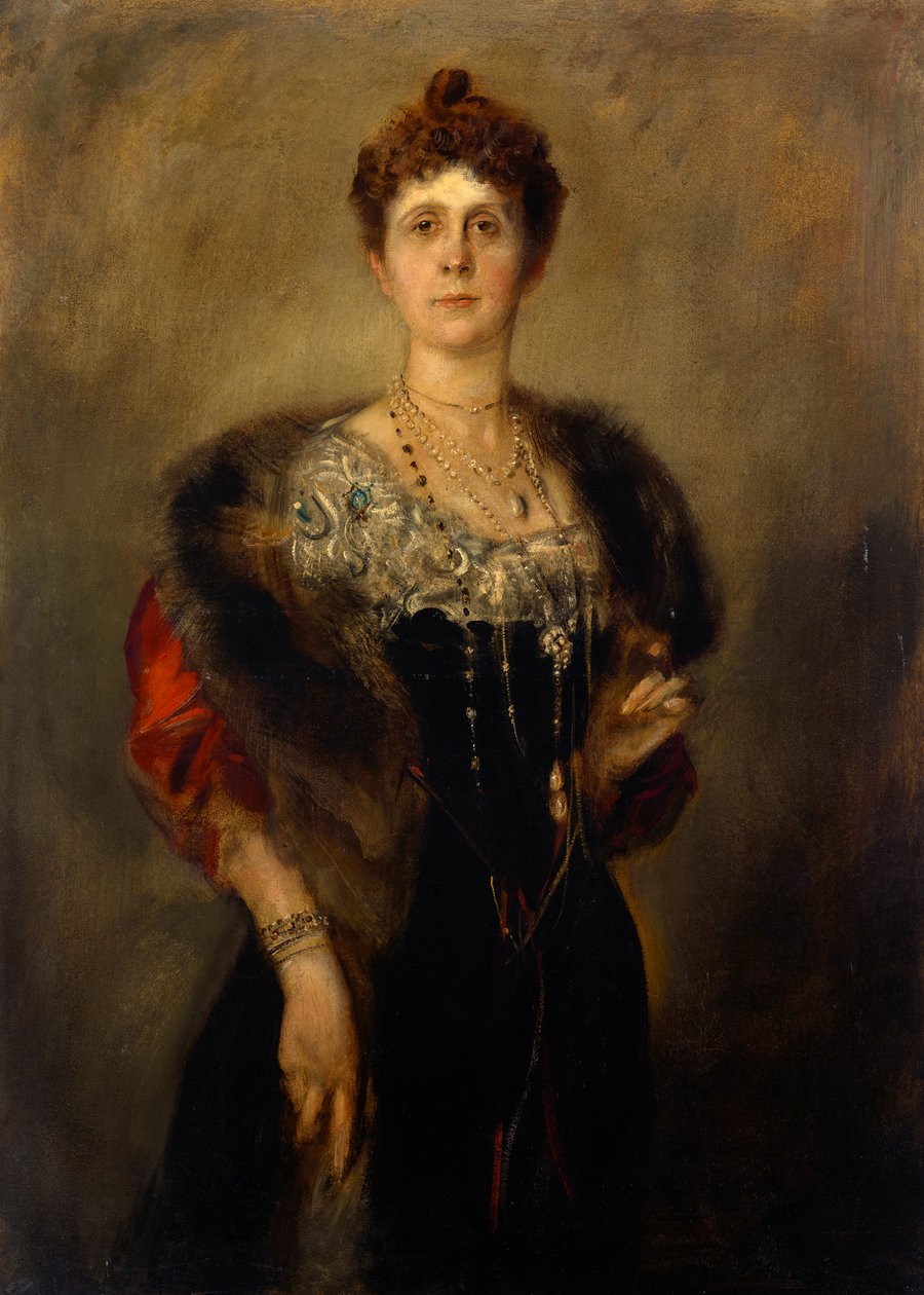 Emma Mumm (von Schwarzenstein) af Franz von Lenbach
