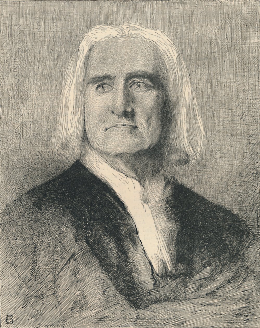 Franz Liszt, c1880, 1886 af Franz von Lenbach