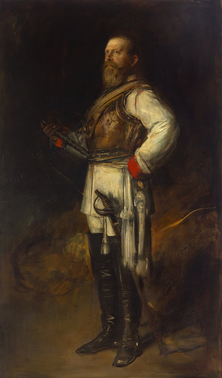 Friedrich Wilhelm Kronprins af Preussen, som Friedrich III. tysk kejser af Franz von Lenbach