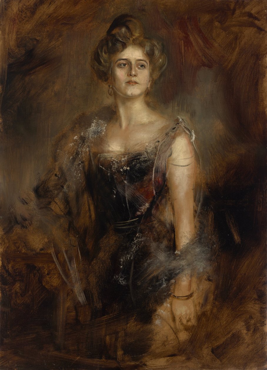Hubertine Henriette Startz (?) af Franz von Lenbach