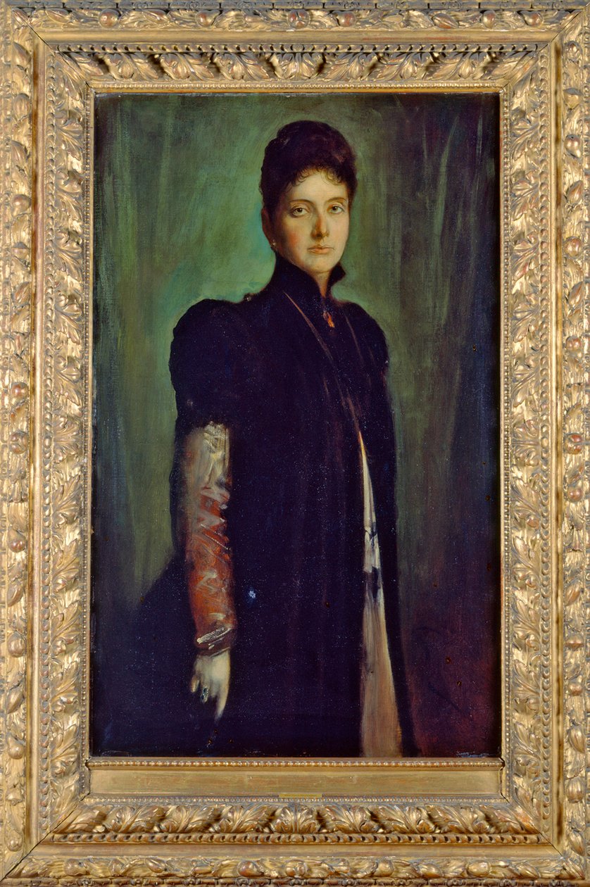 Marchesa di Montagliari af Franz von Lenbach