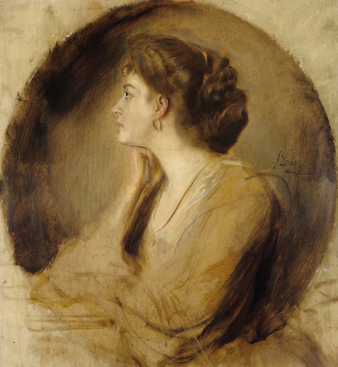 Margarethe von Mute (?) af Franz von Lenbach