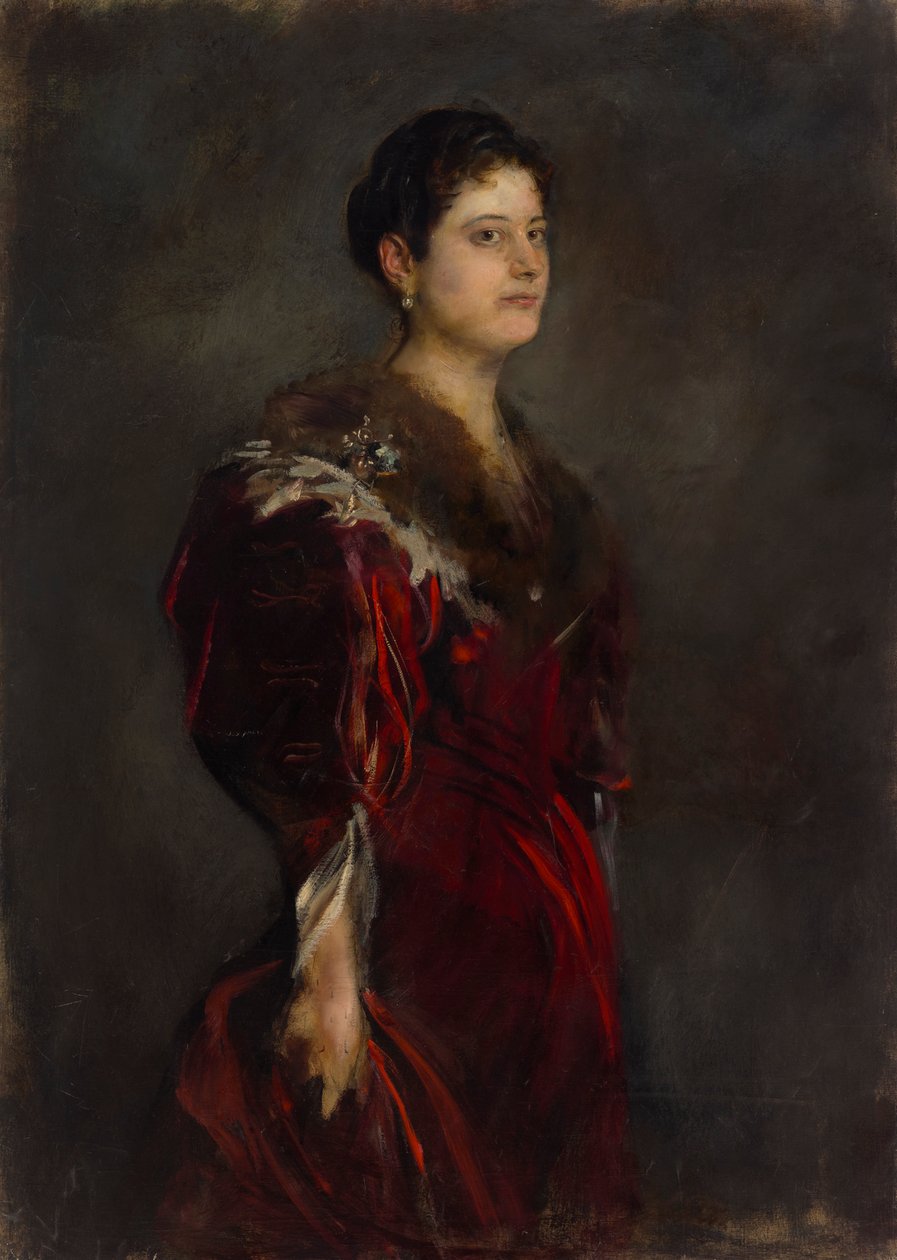 Marie Baronin Harkányi af Franz von Lenbach