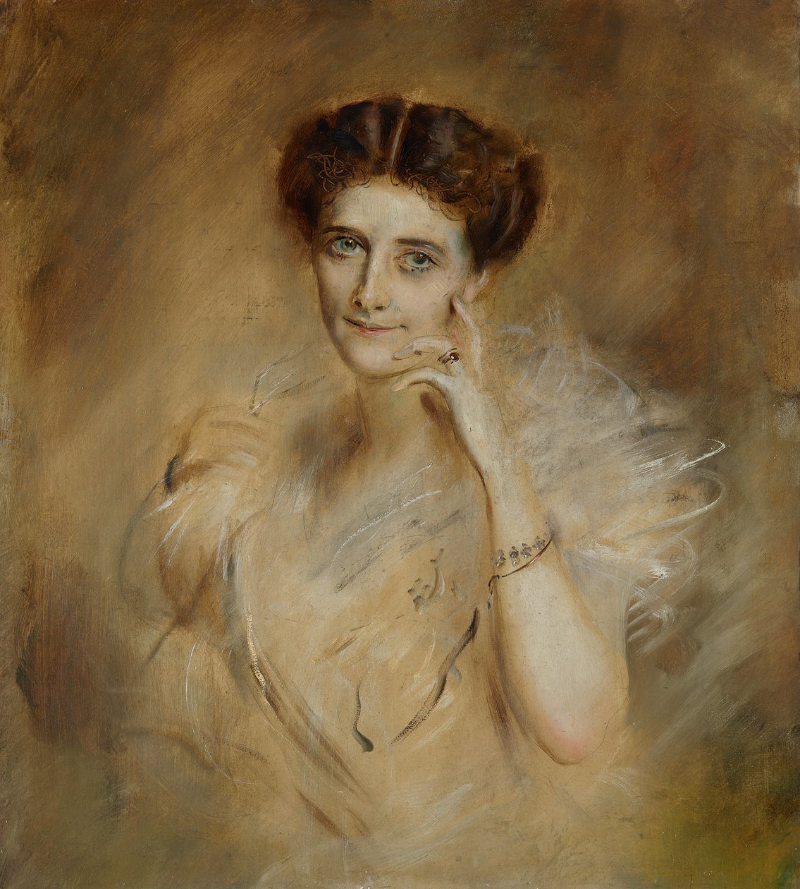 Mary Lady Curzon af Franz von Lenbach