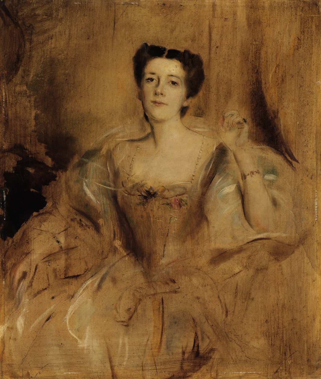 Mary Lady Curzon fra Kedleston af Franz von Lenbach