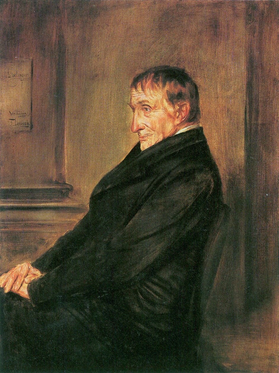 Portræt af Ignaz von Döllinger af Franz von Lenbach