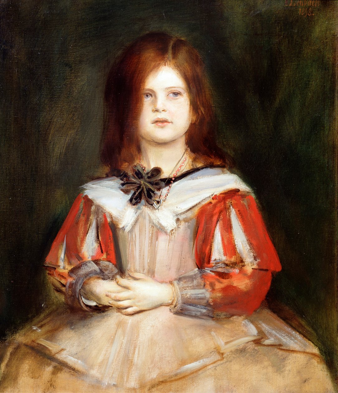 Portræt af Gabriella Lenbach, 1898 af Franz von Lenbach