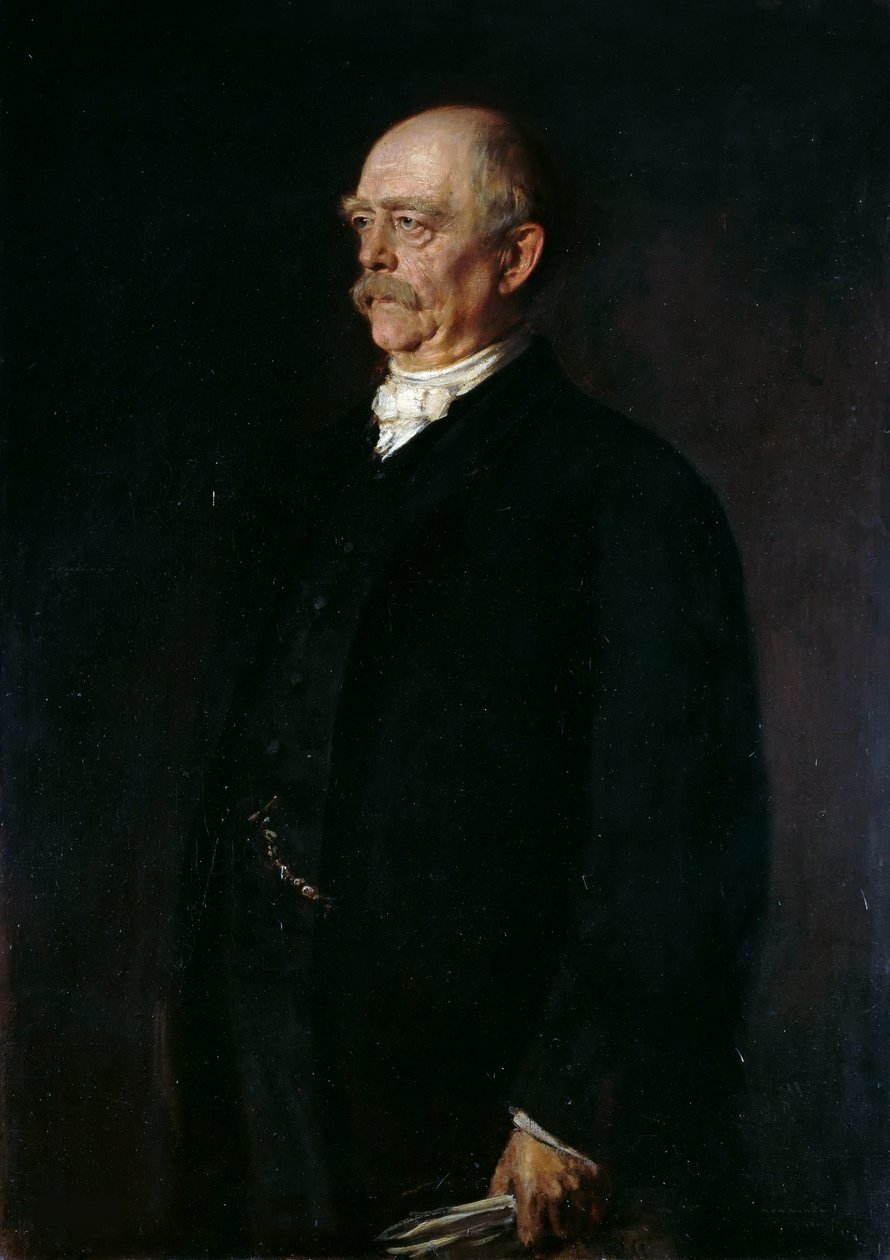 Portræt af Otto von Bismarck 1815-1898, 1884. af Franz von Lenbach