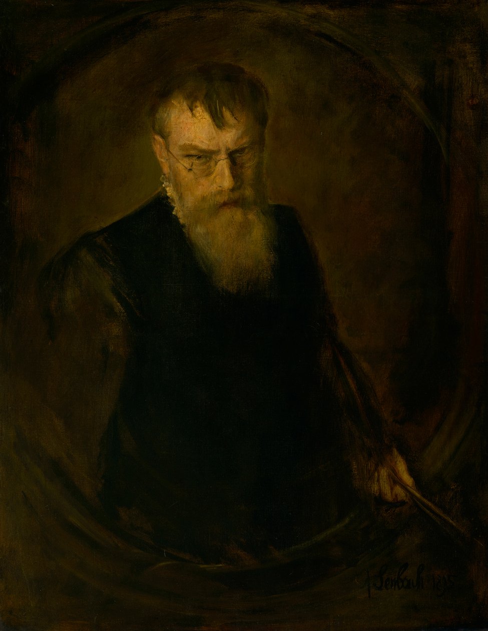 Selvportræt af Franz von Lenbach