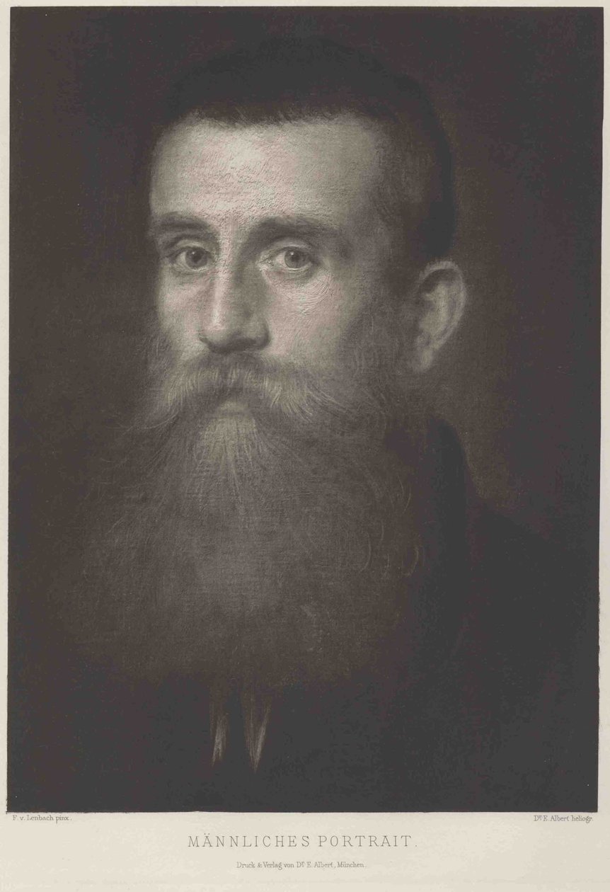 Studieoverskrift af Franz von Lenbach