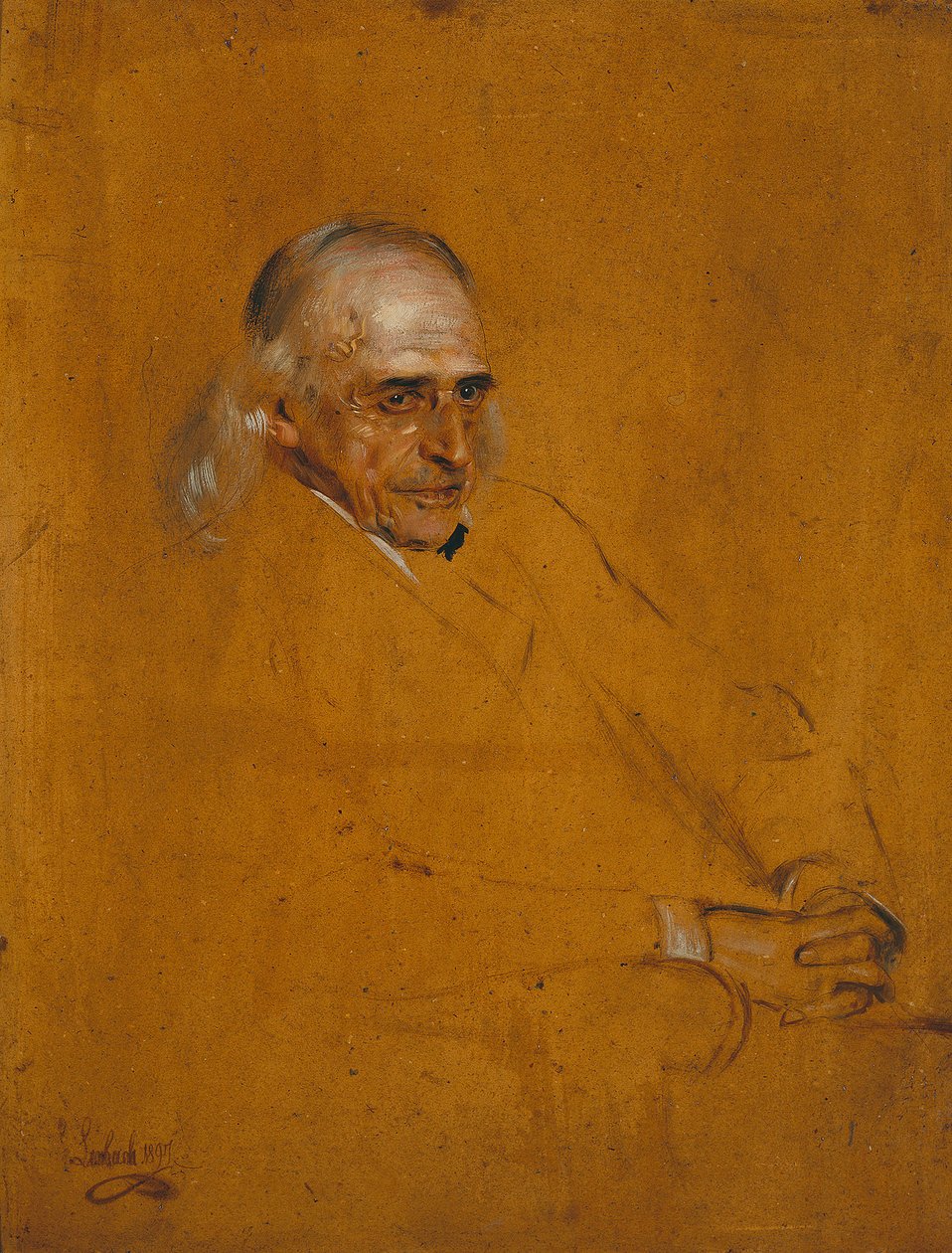 Theodor Mommsen. Studie af Franz von Lenbach