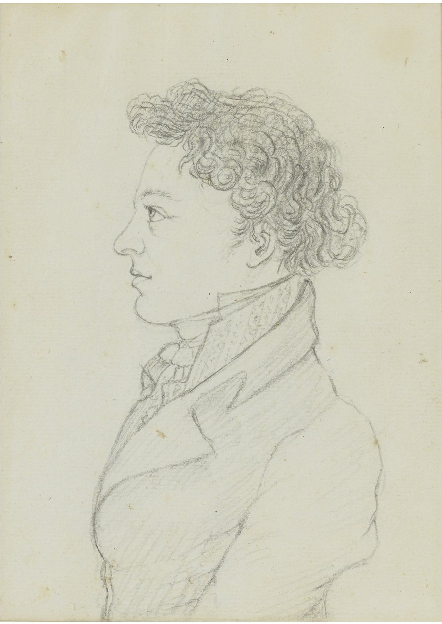 Franz Schubert 1797-1828, i en alder af 17 år, ca 1814 af Franz von Schober