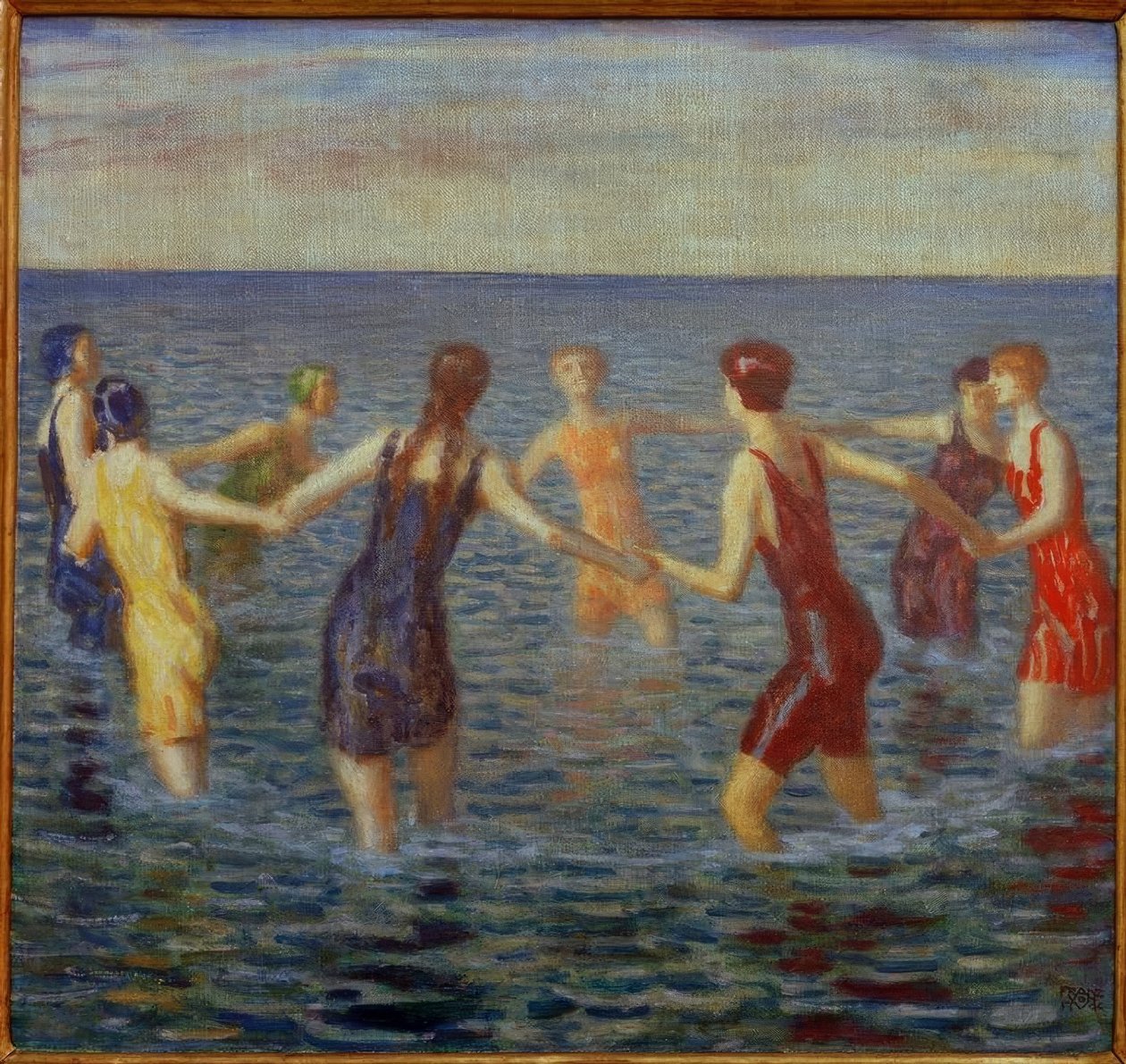 Badende Frauen af Franz von Stuck