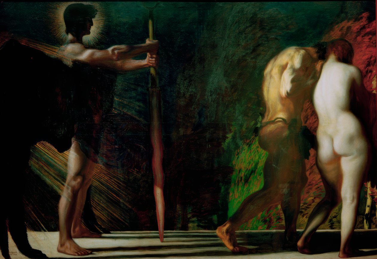 Det tabte paradis af Franz von Stuck