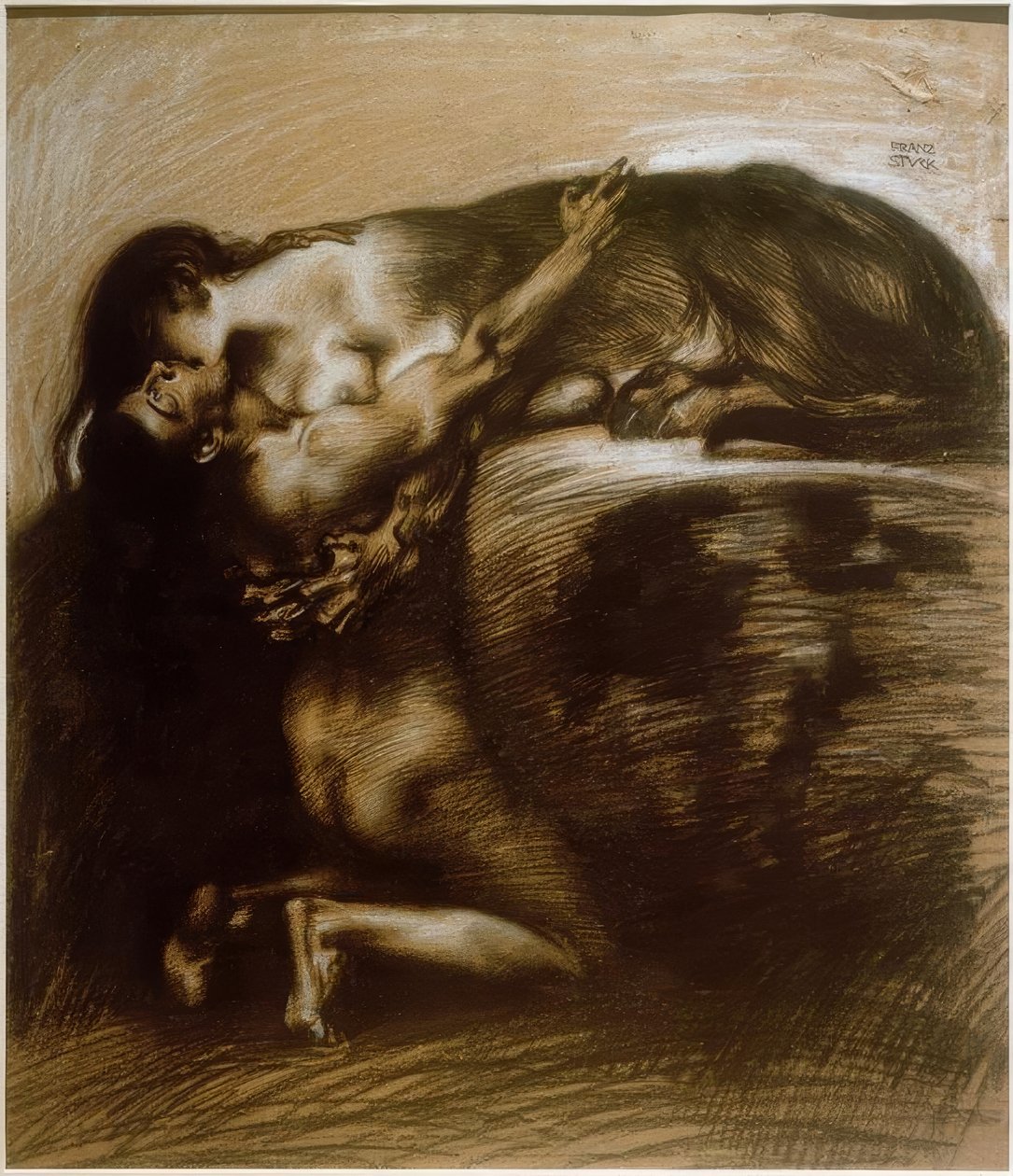 Sfinksens kys af Franz von Stuck