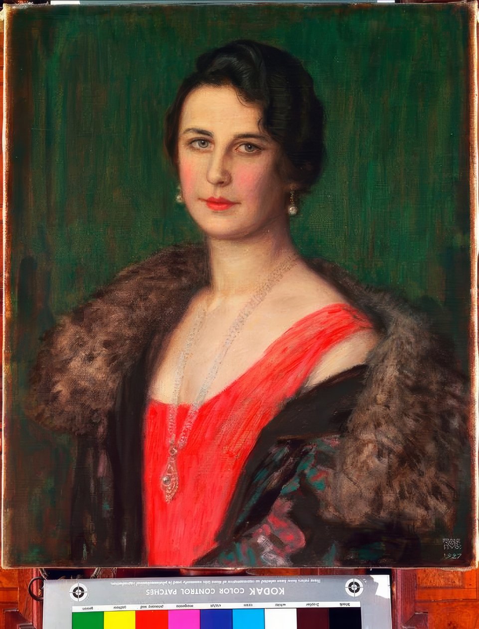 F. v. Stuck / Frau Patzak / Maleri, 1927 af Franz von Stuck