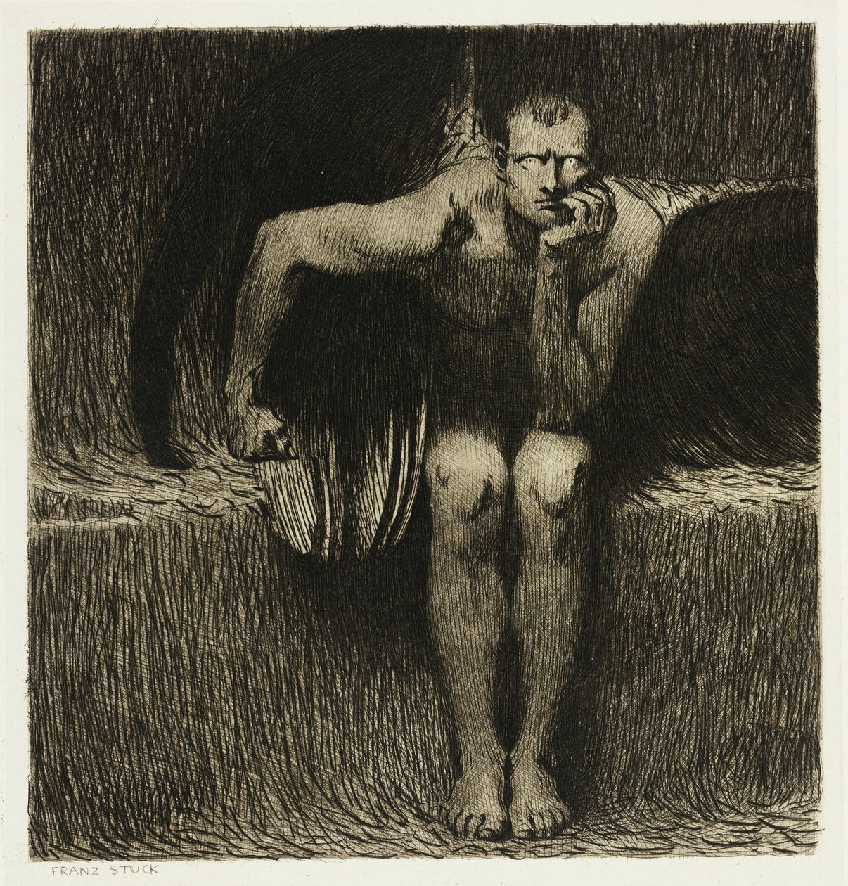 Lucifer af Franz von Stuck