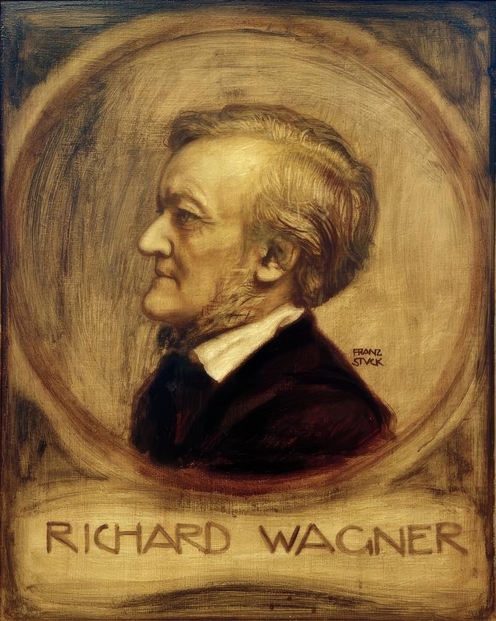 Richard Wagner, Gem. von Franz v. Sidde fast af Franz von Stuck