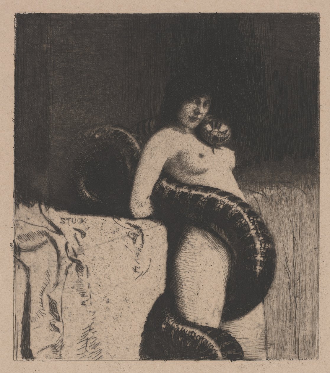 Sensualitet af Franz von Stuck