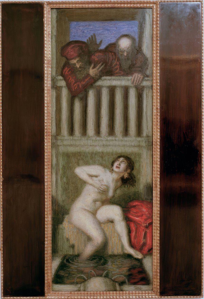 Susanna og de to gamle mennesker af Franz von Stuck