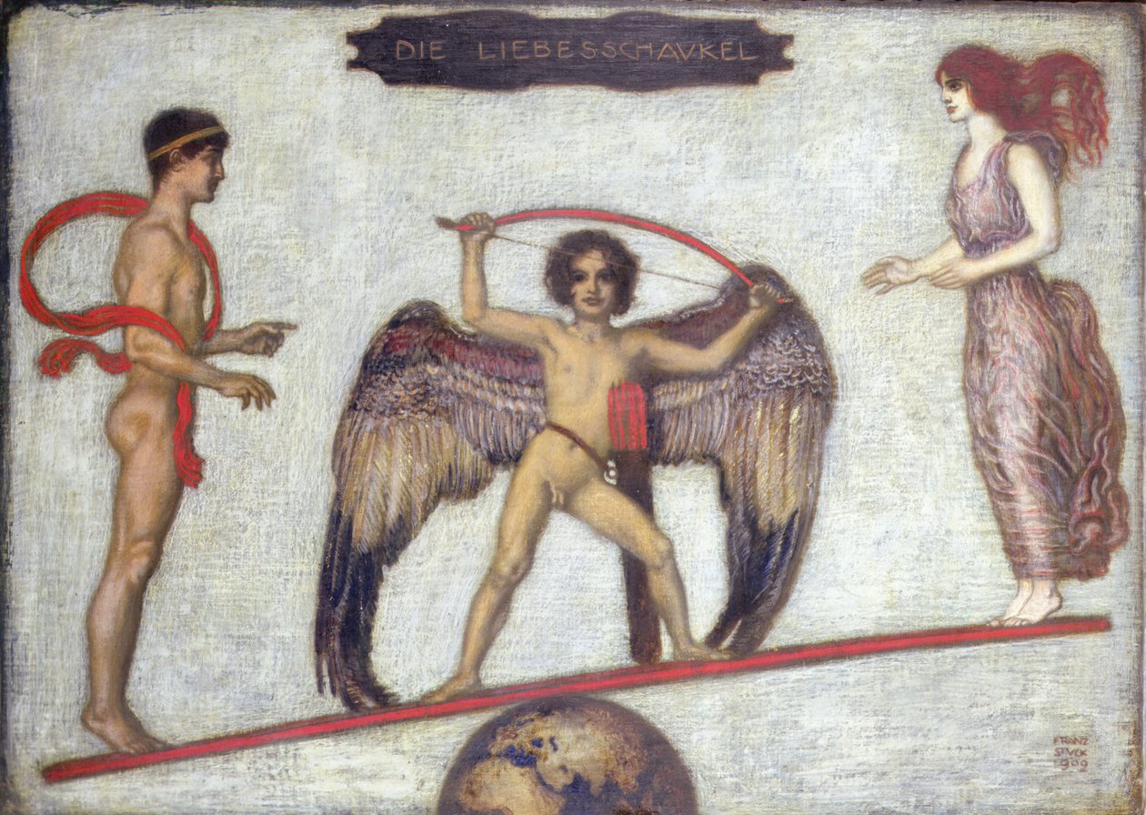 The Love Swing af Franz von Stuck