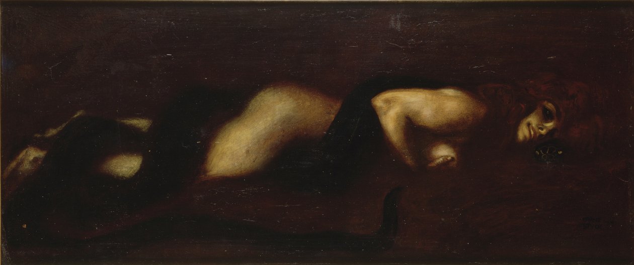 Synden, 1899 af Franz von Stuck