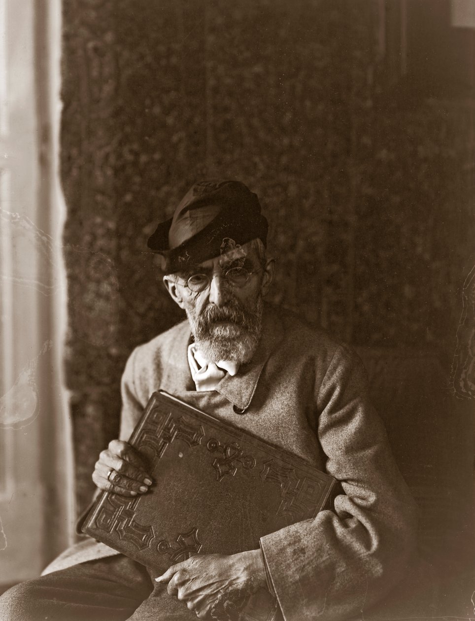 Portræt af den italienske maler Domenico Morelli (1826-1901) af Fratelli Alinari Fratelli Alinari