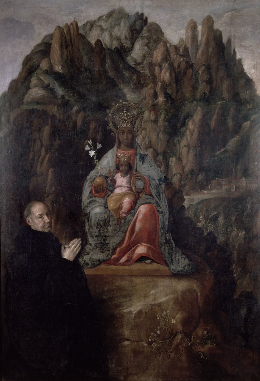 Jomfruen af Montserrat af Fray Juan Andres Rizi