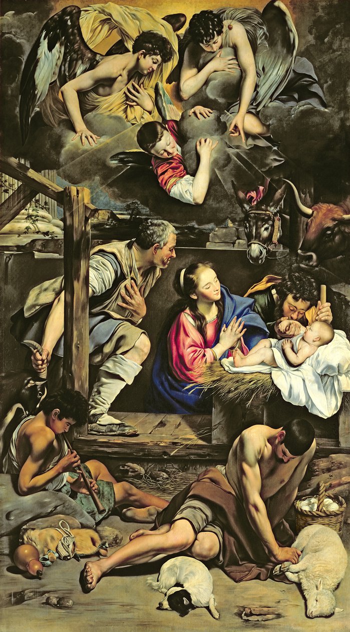 Hyrdernes tilbedelse, 1612 af Juan Bautista Maíno