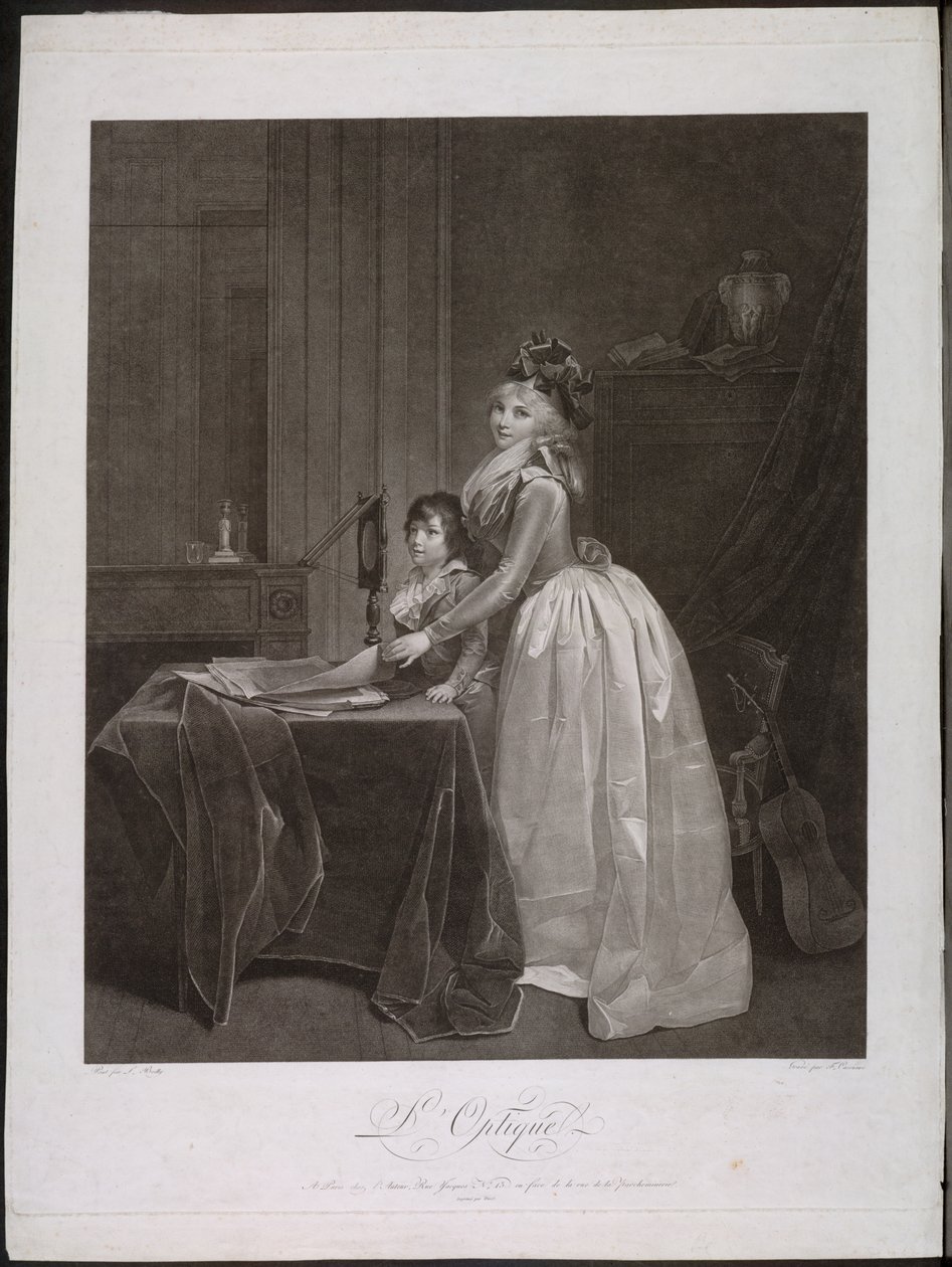 Den optiske fremviser, ca. 1794. af Fréderic Cazenave