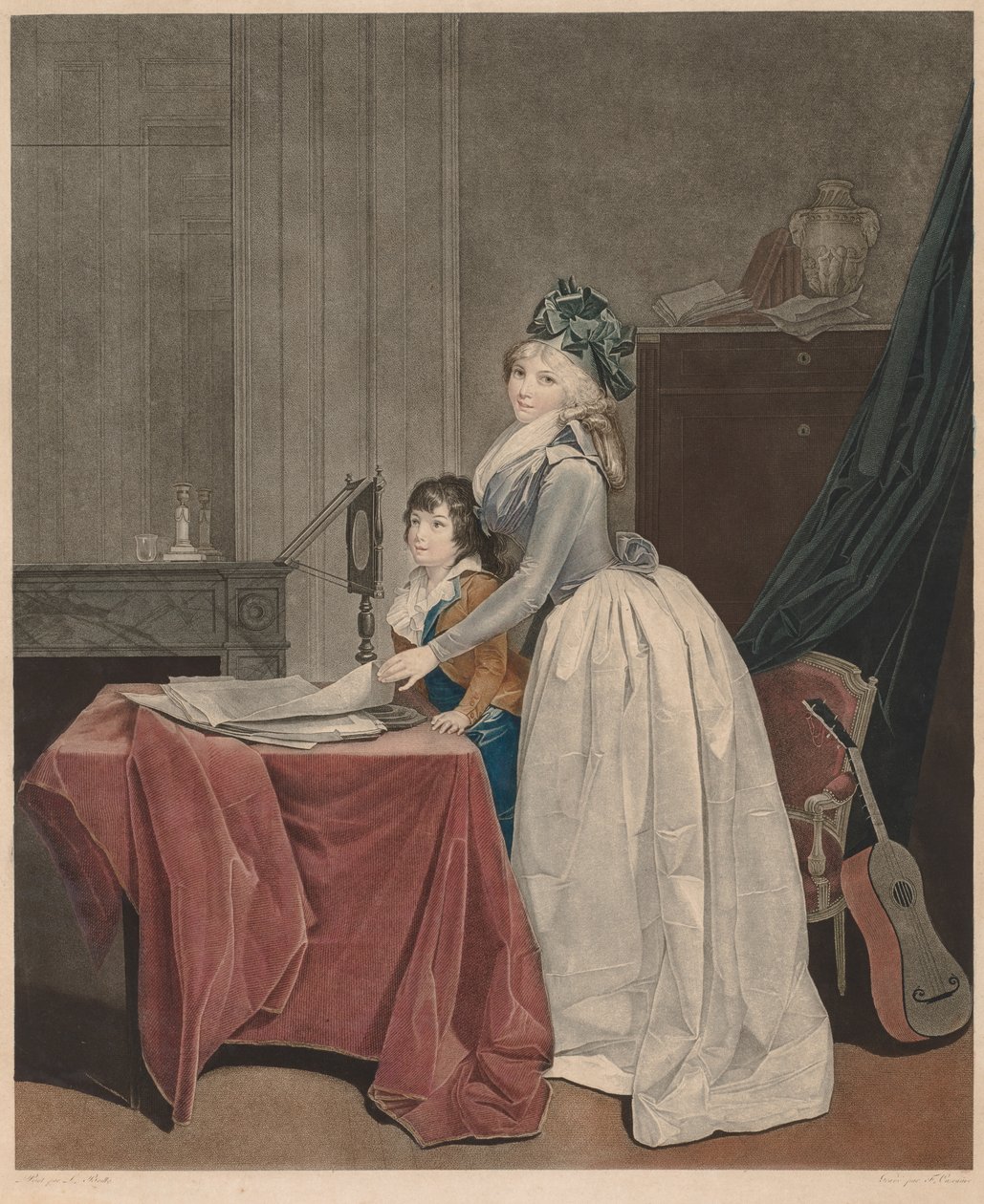 Den optiske fremviser, ca. 1794. af Fréderic Cazenave