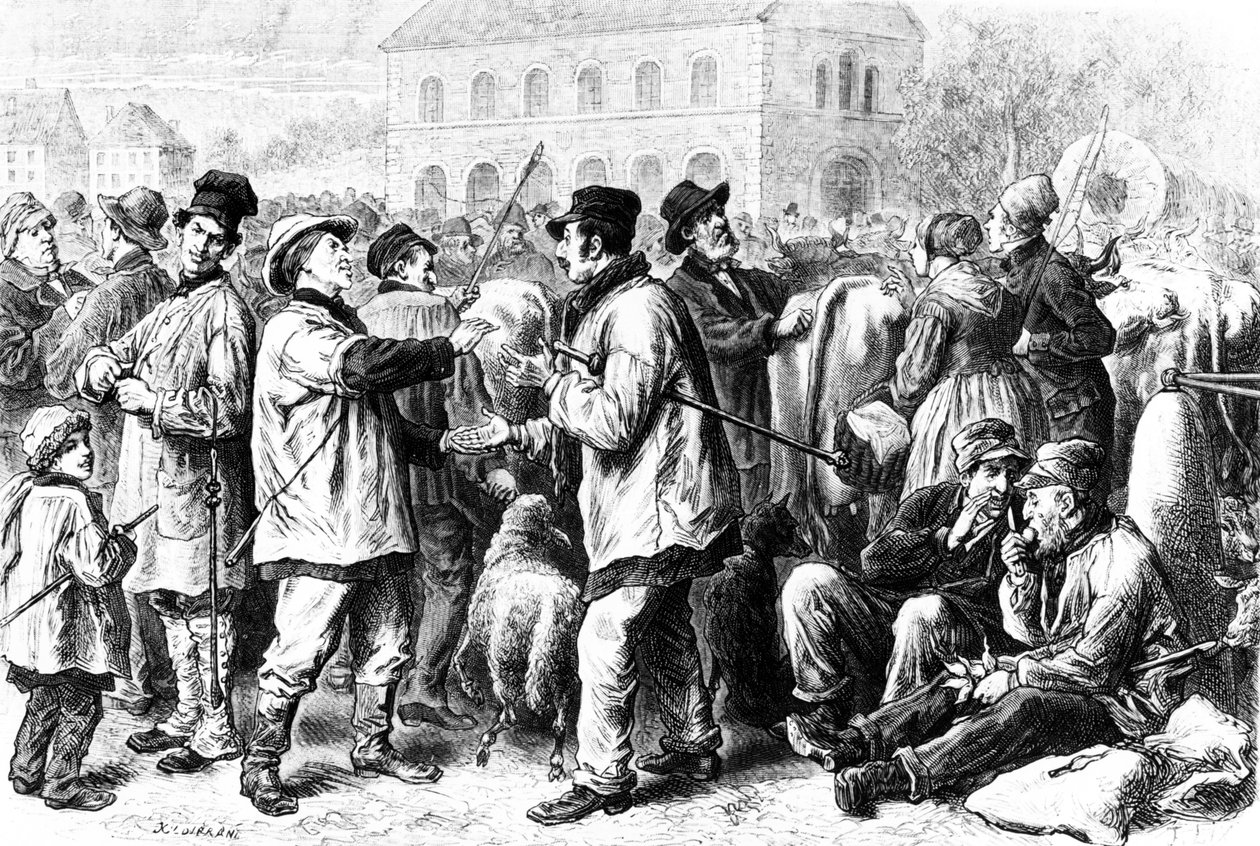 Jøder i Sundgau, slutningen af det 19. århundrede af Frederic Theodore Lix