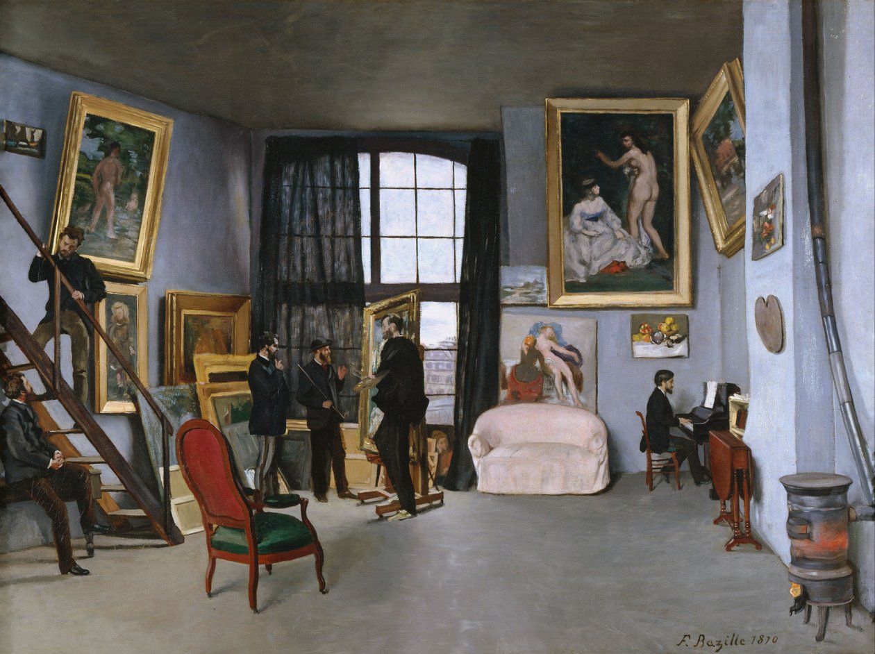 Bazilles studie af Frédéric Bazille