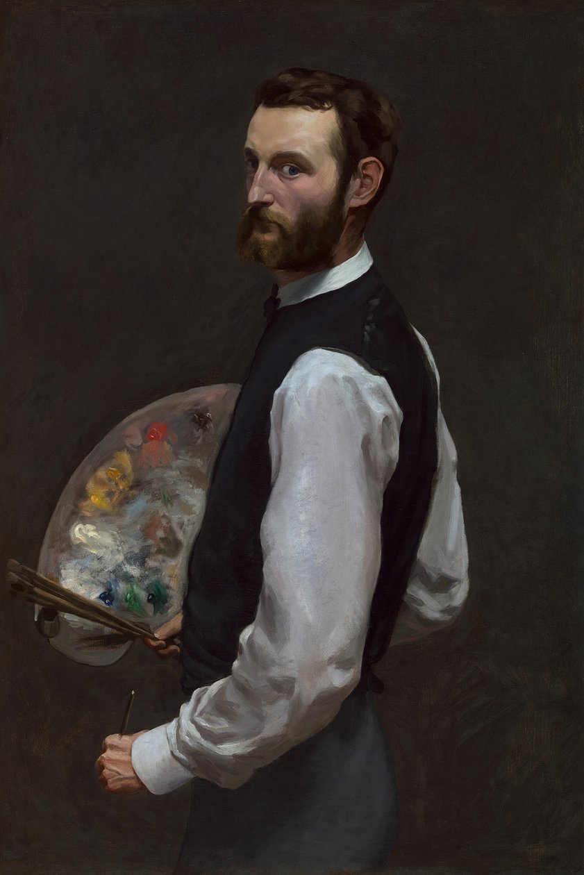 Selvportræt, 186566. af Frédéric Bazille