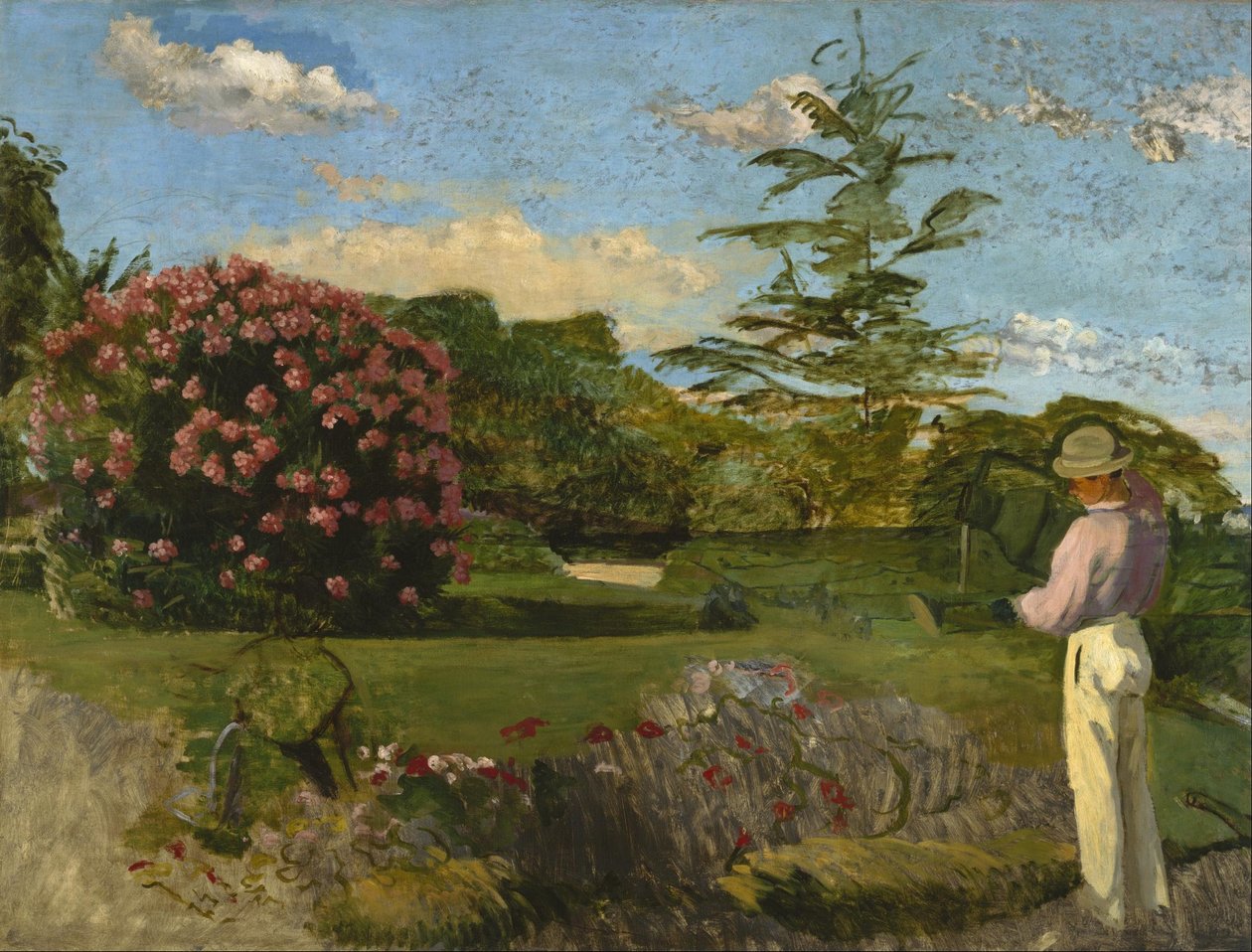 Den lille gartner af Frédéric Bazille