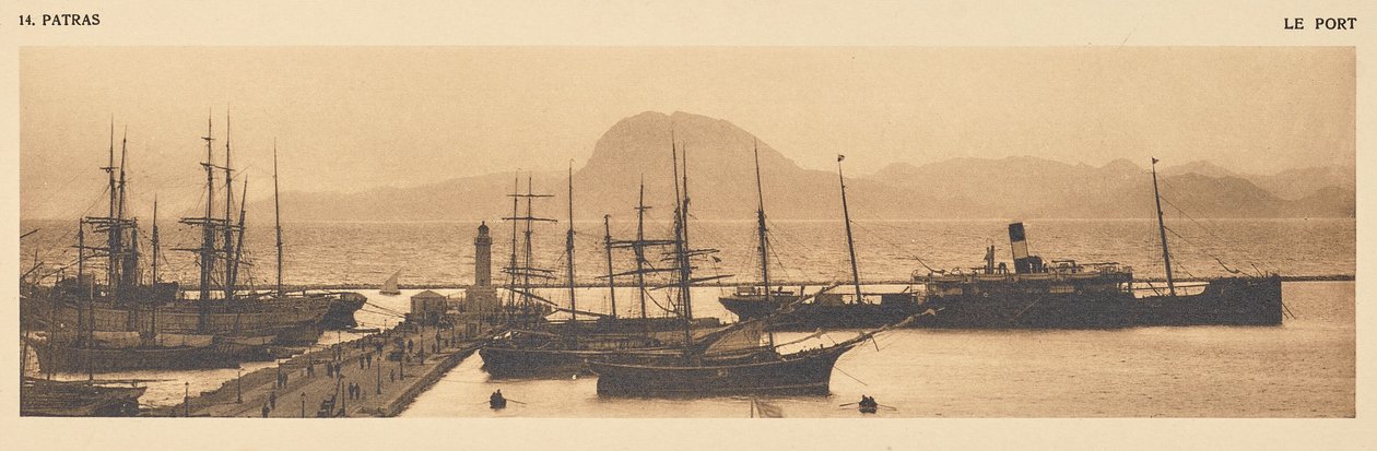 Patras. Havnen af Frédéric Boissonnas