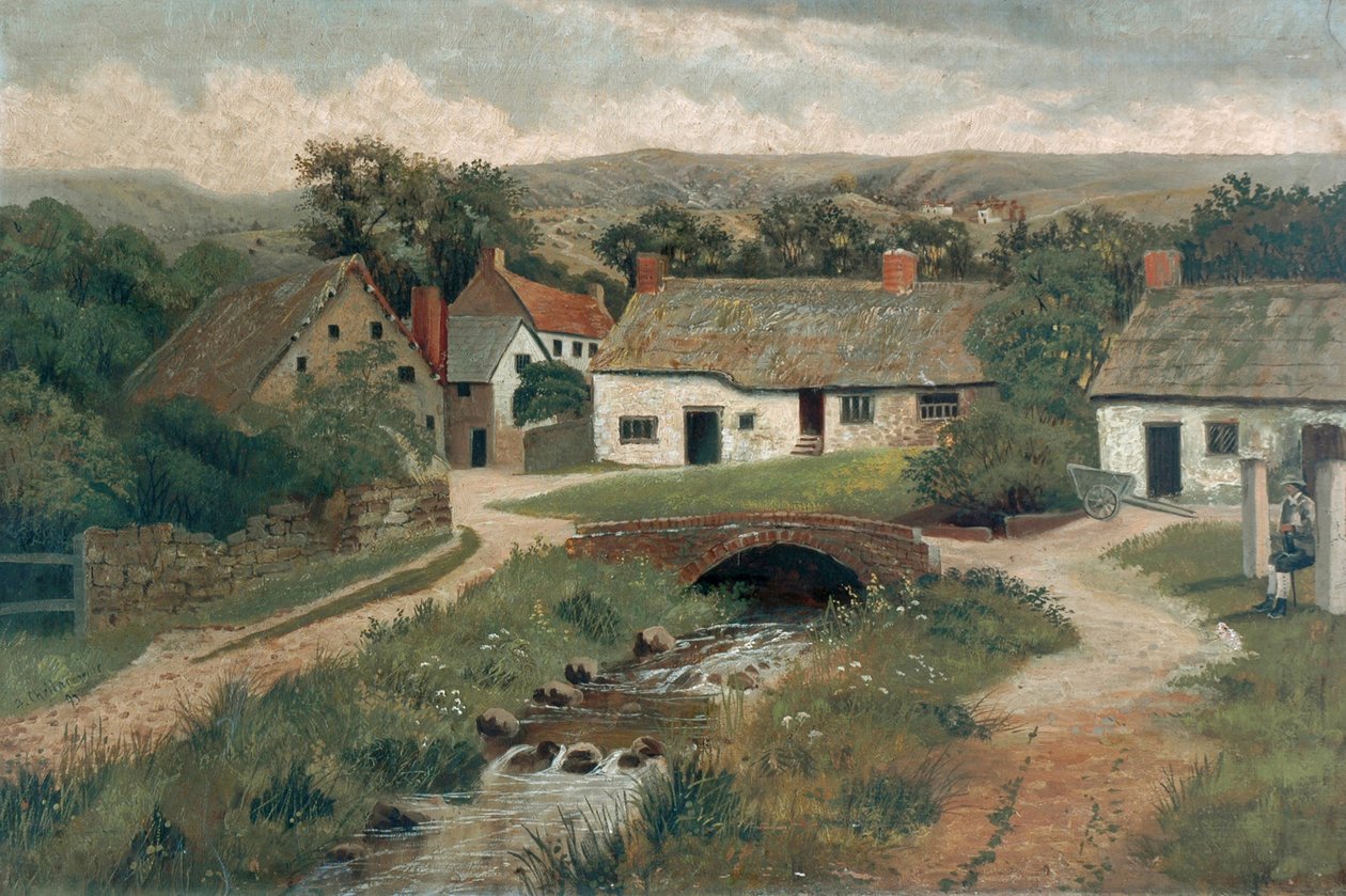 Ilkley Bridge, 1893 af Fred Challacombe