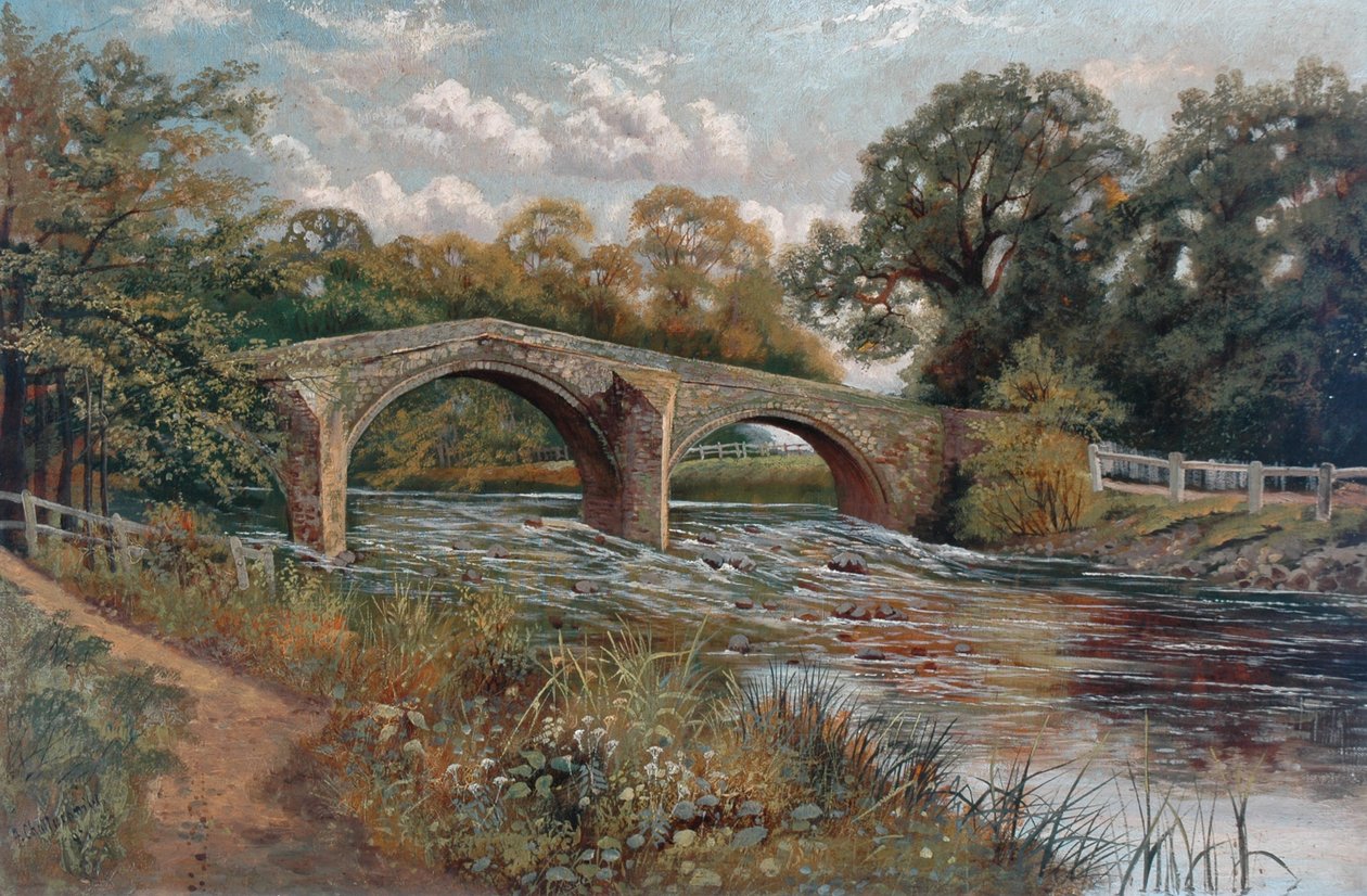 Udsigt over Ilkley, 1893 af Fred Challacombe