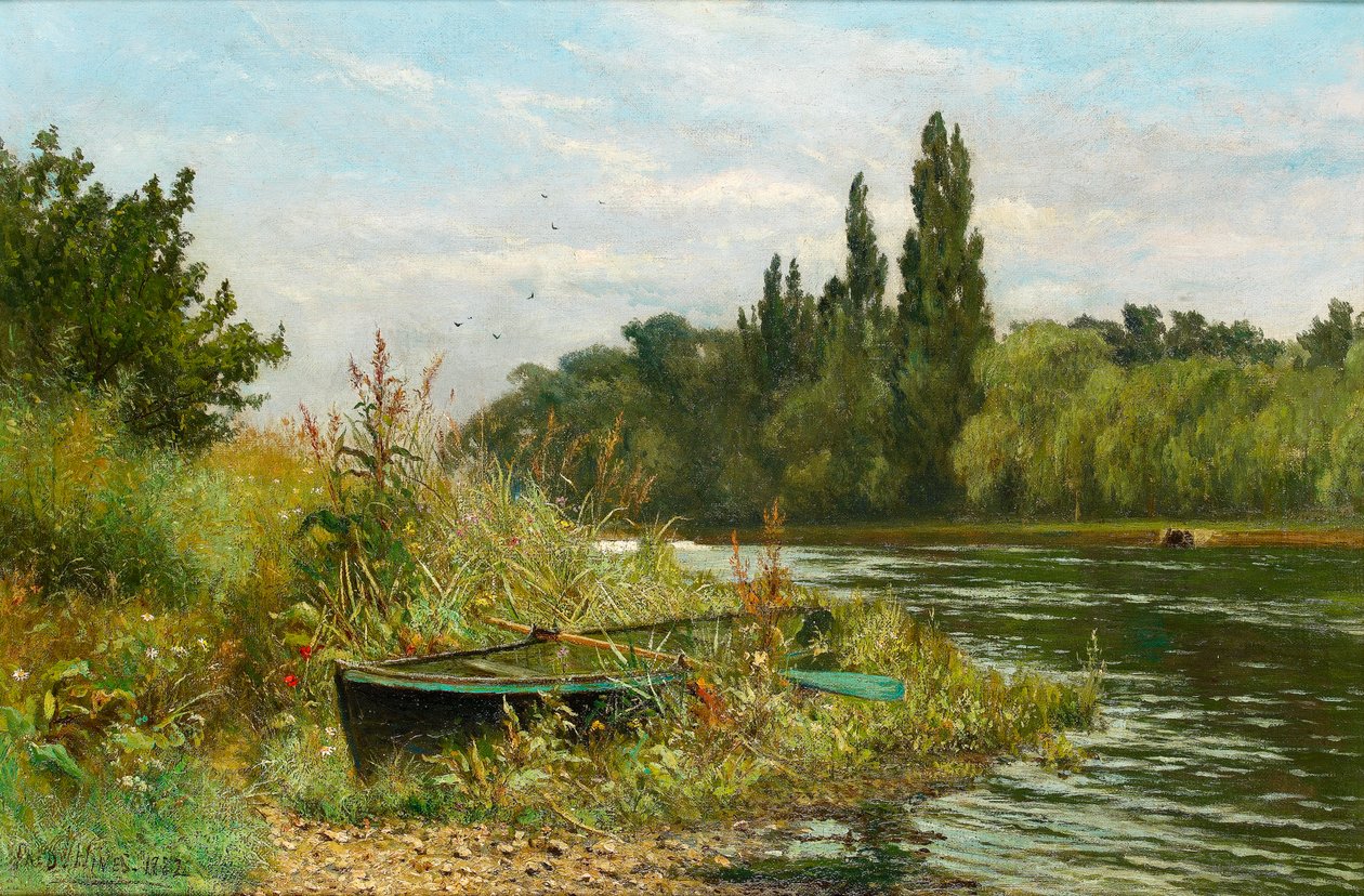Et stille sted ved Themsen, 1882 af Fred Hines